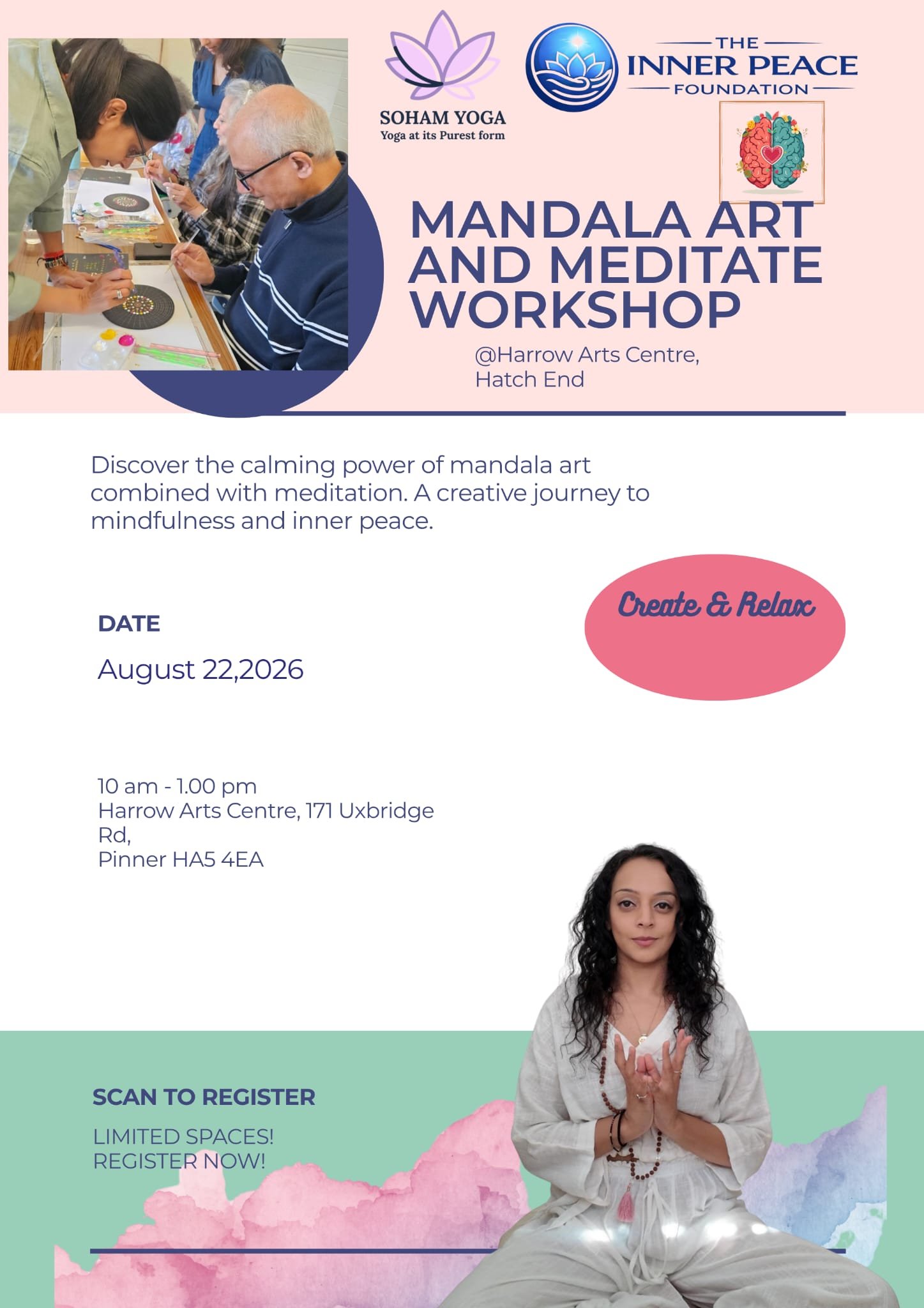 Mandala workshop and meditation session